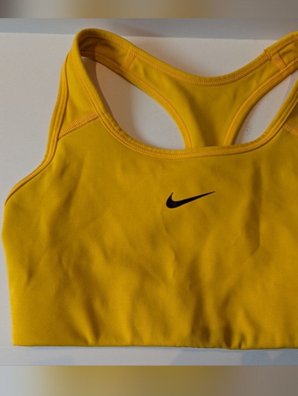 Nike Yellow Racerback Sports Bra